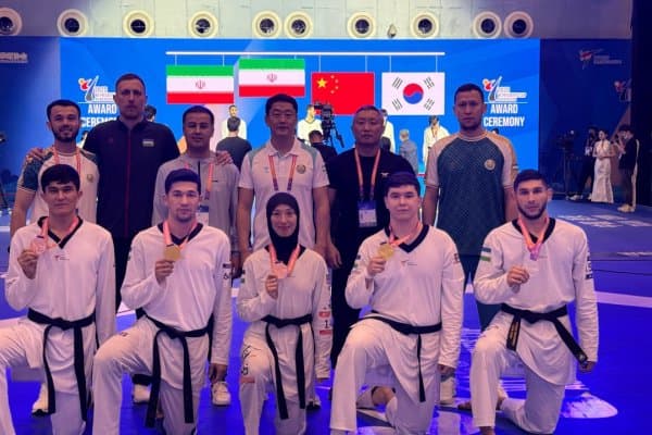 Таэквондочиларимиз Хитойдан 5 та медаль билан қайтишди