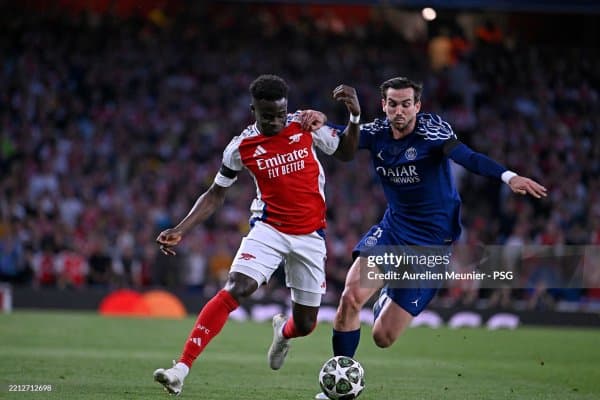 Сака ПСЖ ҳақида: "Улар менда катта таассурот қолдиришди"