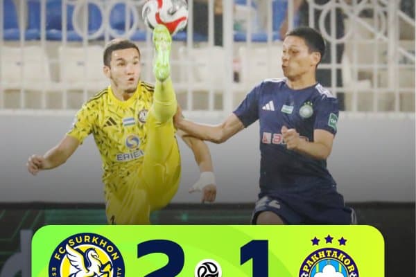 Суперлига. "Сурхон" ўз уйида "Пахтакор"ни мағлуб этди