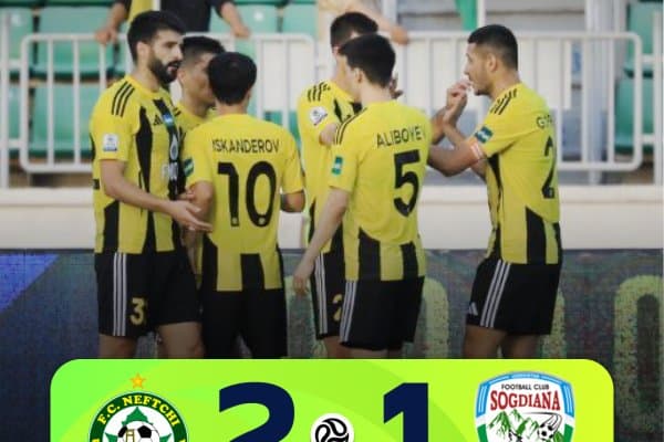 Суперлига. Биринчи бўлиб гол ўтказган "Нефтчи" ўз уйида "Сўғдиёна"ни мағлуб этди