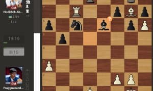 Нодирбек Абдусатторов ўзининг азалий рақиби Праггнанандҳаага мағлуб бўлди 