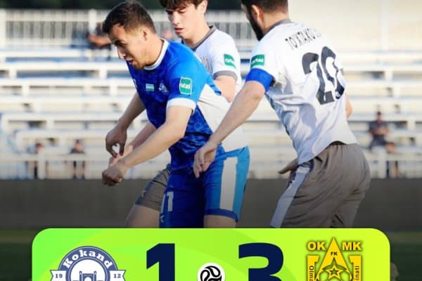 Суперлига. ОКМК сафарда камбек амалга ошириб, "Қўқон-1912"ни мағлуб этди