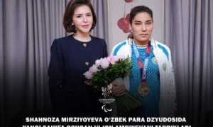Shakhnoza Mirziyoyeva Congratulates Ulzhon Amriyeva on Historic Para Judo Triumph