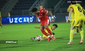 "Андижон" - "Сурхон" ўйинидан галерея 