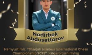 "Sharjah Masters". Нодирбек Абдусатторов кучли учликда!
