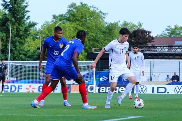 Ўртоқлик ўйинида Ўзбекистон ёшлари Францияга мағлуб бўлди