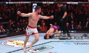 Мераб Двалишвили ва Шон О'Мэлли жанги 3-раундда ўз ниҳоясига етди