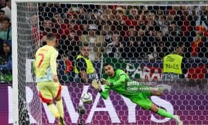 Де ла Фуэнте Моратанинг пенальтини амалга ошира олмаганига муносабат билдирди 