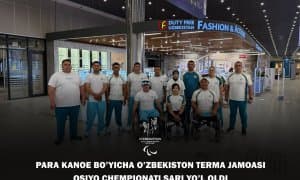 Сборная Узбекистана по параканоэ отправилась на чемпионат Азии