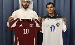  Uzbekistan National Team to Face Qatar in White Kit  