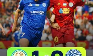 Суперлига. "Насаф" "Навбаҳор" устидан кичик ҳисобда зафар қучди