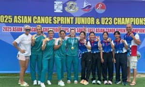 Результаты чемпионата Азии - 2025 по гребле на байдарках и каноэ U18, U23.  