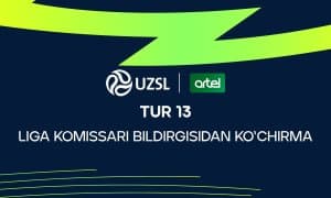 Суперлига 13-тур. Лига комиссари билдиргисидан кўчирма