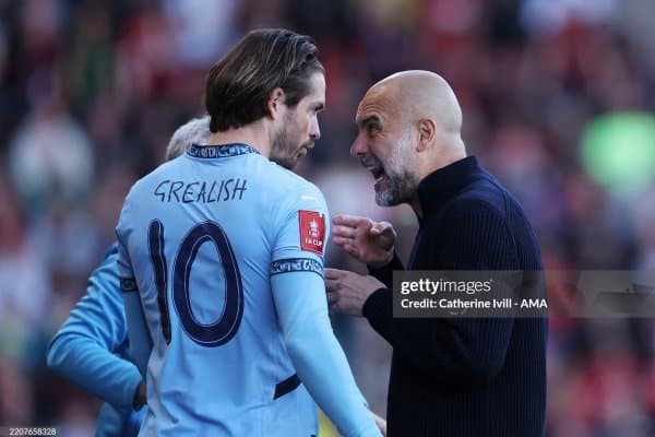 Гвардиола: "Грилиш кам ўйнаётганига сабаб — мен"