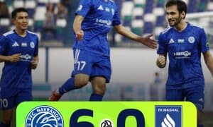 Суперлига. "Навбаҳор" ўз майдонида "Машъал"ни "янчиб ташлади"