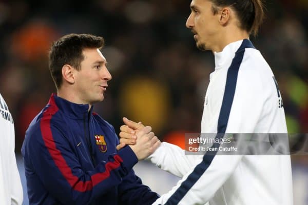 Ибрагимович: Месси футболчилар билан эмас, ҳайкаллар билан ўйнамоқда