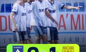 Суперлига. ОКМК кичик ҳисобда "Машъал"ни мағлуб этди