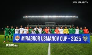 "Mirabror Usmanov Cup-2025": Ўзбекистон - Саудия Арабистони учрашувидан фотогалерея