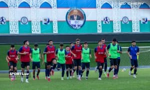 Ўзбекистон U23 терма жамоасининг Японияга қарши машғулотларидан фотогалерея!