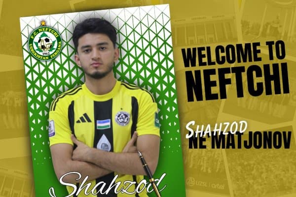 "Нефтчи" Шаҳзоджон Неъматжонов трансферини эълон қилди