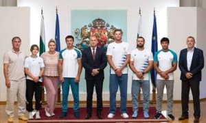 Президент Болгарии принял узбекских спортсменов