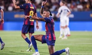 Гампер кубоги. "Барселона" "Комо"ни янчиб ташлади. Лопез ва Ямал дубль муаллифи бўлди