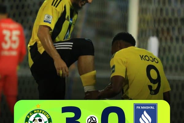 Суперлига. "Нефтчи" йирик ҳисобда "Машъал"ни мағлуб этди