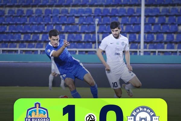 Суперлига. "Бухоро" кичик фарқ билан "Қўқон-1912"дан устун келди