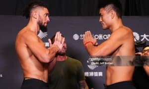 Хитойда бўлиб ўтадиган UFC турнирининг барча иштирокчилари тарозидан ўтди