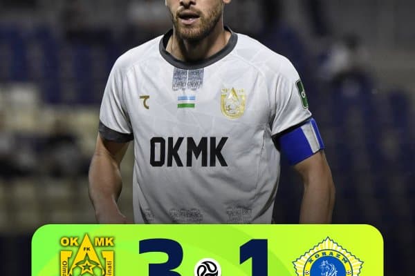 Суперлига. ОКМК ўз уйида "Хоразм"ни қабул қилиб, 3:1 ҳисобида таслим этди 