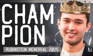 Нодирбек Якуббоев – победитель турнира 61st Rubinstein Memorial 2025