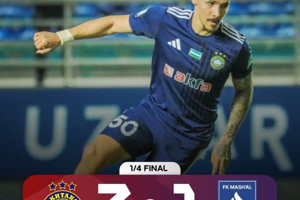 Ўзбекистон кубоги. "Пахтакор" ўз уйида "Машъал"ни енгиб, кейинги босқичга йўл олди 