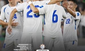 CAFA Nations Cup. Ўзбекистон 10 киши бўлиб қолган Қирғиз Республикасини йирик ҳисобда мағлуб этди