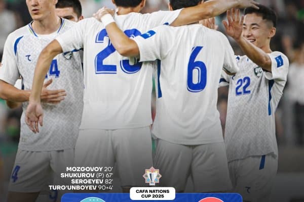 CAFA Nations Cup. Ўзбекистон 10 киши бўлиб қолган Қирғиз Республикасини йирик ҳисобда мағлуб этди