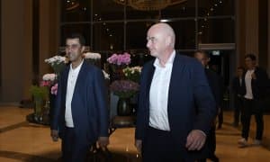 Инфантино ва ФИФА делегацияси юртимизга ташриф буюрди