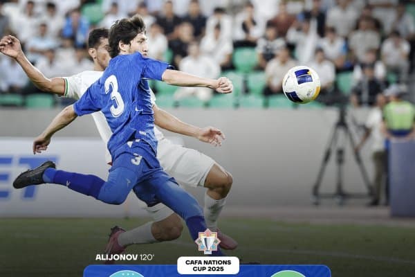CAFA Nations Cup. Ўзбекистон сўнги дақиқаларда гол уриб Эронни мағлуб этди