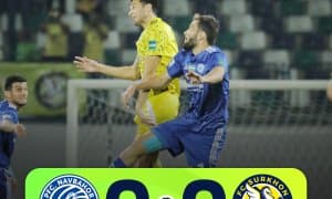 Суперлига. "Навбаҳор" ҳамда "Сурхон" ўртасидаги беллашувда ҳисоб очилмади