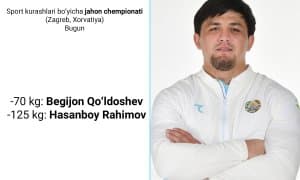 Бугун Загребда спорт курашлари бўйича жаҳон чемпионати бошланади