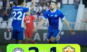 Суперлига. "Қўқон" "Қизилқум" устидан зафар қучди
