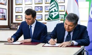 "Футболни қўллаб-қувватлаш биз учун келажакка инвестиция" ёхуд ЎФА янги ҳамкорга эга бўлди