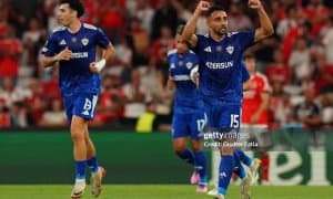 ЕЧЛ. "Қорабоғ" "Бенфика"дан ғалабани тортиб олди (Видеошарҳ)