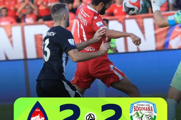 Суперлига. "Андижон"-"Сўғдиёна" учрашувида жанговор дуранг қайд этилди