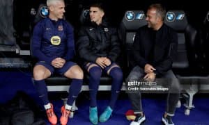 Флик "Хетафе"га қарши баҳсдаги Ольмонинг ҳаракатларини юқори баҳолади