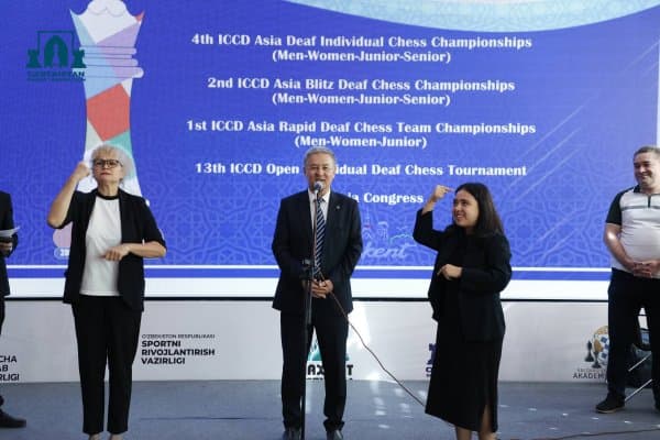 Шахмат. "2-ICCD-Asia Blitz Deaf Chess Championship" турнири якунланди