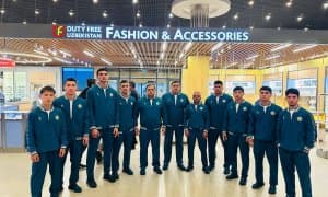 Самбочиларимиз МДҲ ўйинларида иштирок этиш учун Озарбайжонга етиб боришди