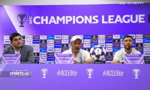 "Насаф" - "Ал-Ҳилол": Ўйиндан аввалги матбуот анжумани ва машғулотлардан фотолавҳалар