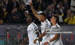 ЕЧЛ. "Реал" Қозоғистондан йирик ғалаба билан қайтмоқда. Мбаппедан хет-трик