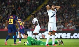 ЕЧЛ. ПСЖ сўнгги дақиқалардаги гол эвазига "Барселона"ни таслим этди