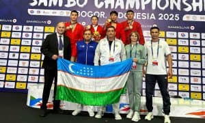 Самбо. Индонезиядаги Жаҳон чемпионатининг иккинчи кунида 4 та медаль!
