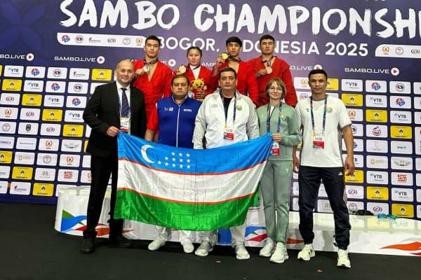 Самбо. Индонезиядаги Жаҳон чемпионатининг иккинчи кунида 4 та медаль!